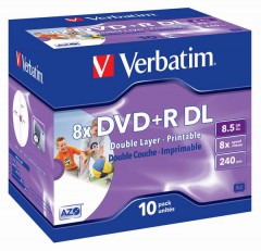 Диски Verbatim DVD+R 120min/4.7GB
